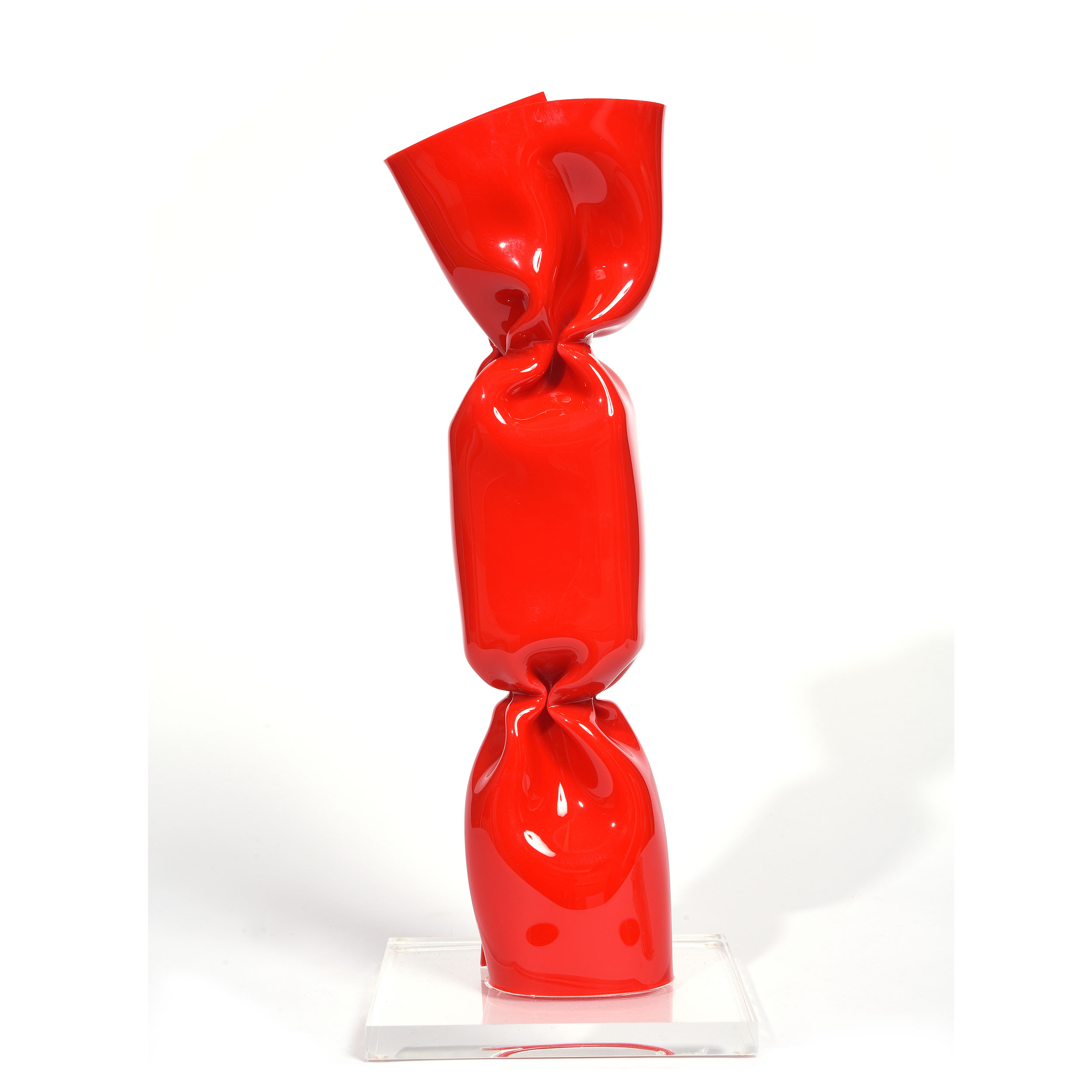 Laurence jenkell: Sculture Vintage Wrapping bonbon rouge del XX Secolo Pezzo di storia autentico - Robertaebasta® Art Gallery opere d’arte esclusive.